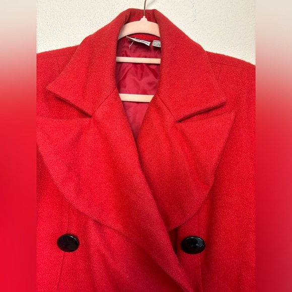 Vintage Newport News Red Wool Pea Coat 12 - Picture 5 of 11